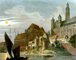 Domenico Quaglio: Die Stadt Marienburg ab 1309